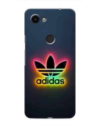 Чехол для Google Pixel 3 XL с картинкой «Неоновый Adidas»