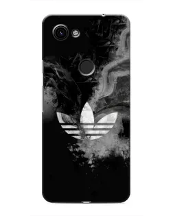 Чехол для Google Pixel 3 XL с картинкой «Абстрактный дым Adidas»