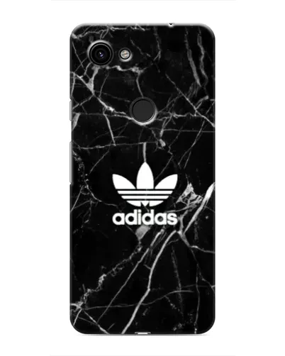 Чехол для Google Pixel 3 XL с картинкой «Белый мрамор Adidas»