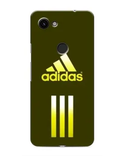 Чехол для Google Pixel 3 XL с картинкой «Оливковый градиент Adidas»