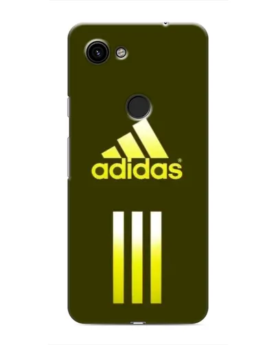 Чехол для Google Pixel 3 XL с картинкой «Оливковый градиент Adidas»