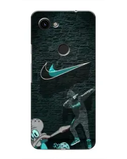 Чехол для Google Pixel 3 XL с картинкой «Спортивный арт Nike»