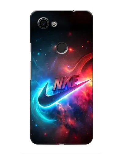 Чехол для Google Pixel 3 XL с картинкой «Огненный логотип Nike»