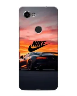 Чехол для Google Pixel 3 XL с картинкой «Nike и суперкар»