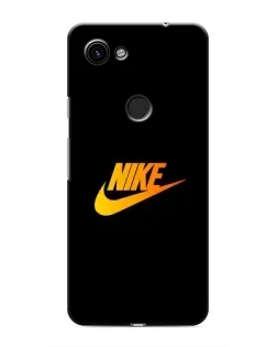 Чехол для Google Pixel 3 XL с картинкой «Золотой логотип Nike»