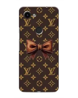 Чехол для Google Pixel 3 XL с картинкой «LV с бантом»
