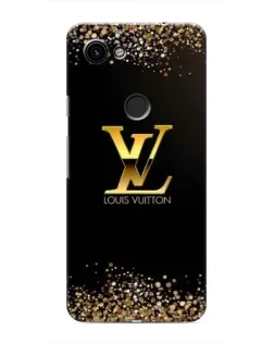 Чехол для Google Pixel 3 XL с картинкой «LV — золотые искры»