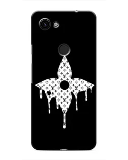 Чехол для Google Pixel 3 XL с картинкой «Цветочная монограмма»