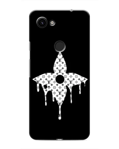 Чехол для Google Pixel 3 XL с картинкой «Цветочная монограмма»