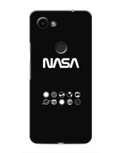Чехол для Google Pixel 3 XL с картинкой «NASA — технический принт»