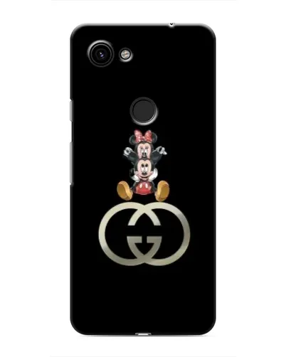 Чехол для Google Pixel 3 XL с картинкой «Минни Маус на лого»