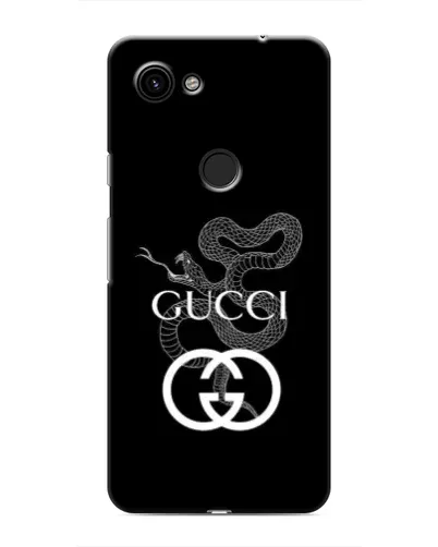 Чехол для Google Pixel 3 XL с картинкой «Gucci — серебряная змея»