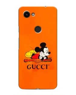 Чохол для Google Pixel 3 XL з картинкою «Міккі Маус Gucci — помаранч»