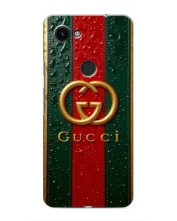 Чохол для Google Pixel 3 XL з картинкою «Gucci — фірмова смуга та золото»