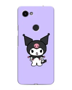 Чехол для Google Pixel 3 XL с картинкой «Kuromi — нежный фиолетовый»