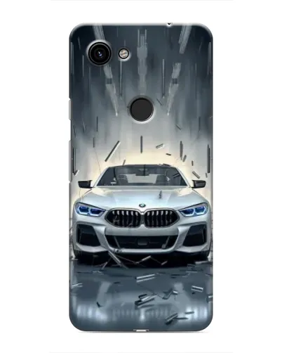 Чехол для Google Pixel 3 XL с картинкой «BMW в свете фар»