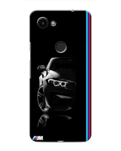 Чехол для Google Pixel 3 XL с картинкой «Силуэт BMW в темноте»