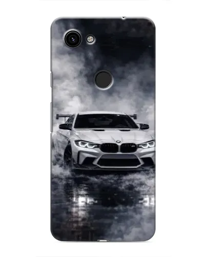 Чехол для Google Pixel 3 XL с картинкой «BMW сквозь туман»