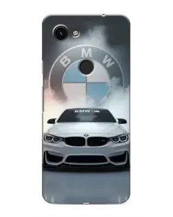 Чохол для Google Pixel 3 XL з картинкою «BMW в білому диму»