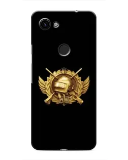 Чехол для Google Pixel 3 XL с картинкой «PUBG — оранжевый градиент»