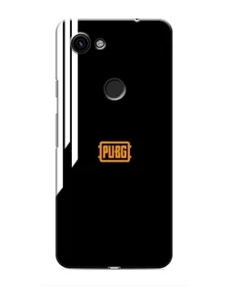 Чехол для Google Pixel 3 XL с картинкой «PUBG — вертикальные линии»