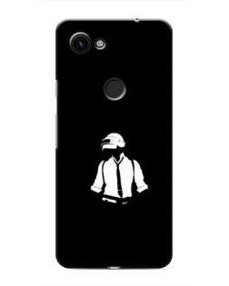 Чехол для Google Pixel 3 XL с картинкой «PUBG — белый шлем»