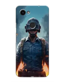 Чехол для Google Pixel 3 XL с картинкой «PUBG — реалистичный герой»