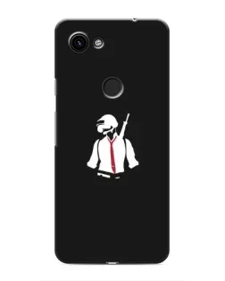 Чехол для Google Pixel 3 XL с картинкой «PUBG — силуэт воина»
