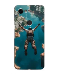 Чехол для Google Pixel 3 XL с картинкой «PUBG — свободное падение»