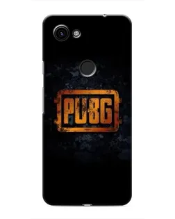Чехол для Google Pixel 3 XL с картинкой «PUBG — золотой логотип»