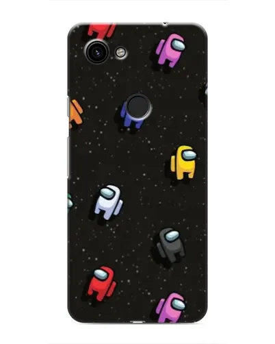 Чехол для Google Pixel 3 XL с картинкой «Космический паттерн Among Us»