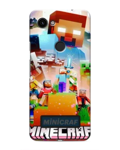 Чехол для Google Pixel 3 XL с картинкой «Minecraft герои игры»