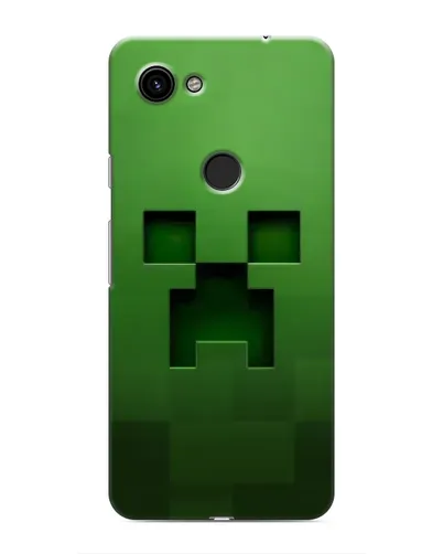 Чехол для Google Pixel 3 XL с картинкой «Крипер микро-дизайн»