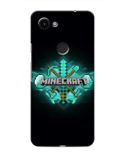 Чехол для Google Pixel 3 XL с картинкой «Minecraft Diamond лого»