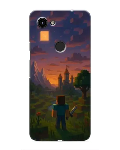 Чехол для Google Pixel 3 XL с картинкой «Стив у башни»