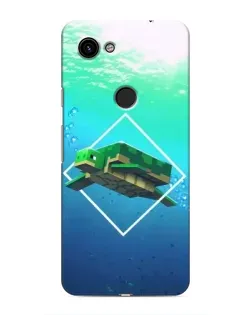Чохол для Google Pixel 3 XL з картинкою «Черепаха Minecraft»