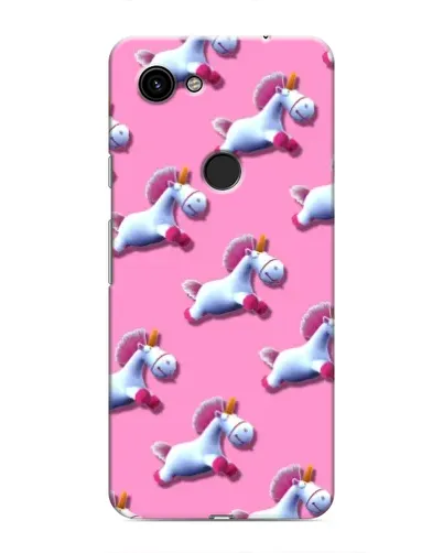Чехол для Google Pixel 3 XL с картинкой «Единороги на розовом»