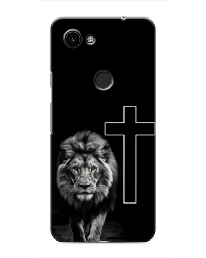 Чехол для Google Pixel 3 XL с картинкой «Лев и Крест»