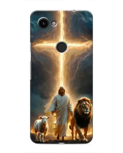 Чехол для Google Pixel 3 XL с картинкой «Лев Иуды и Свет»