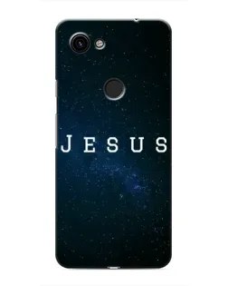 Чехол для Google Pixel 3 XL с картинкой «Звездное небо Jesus»