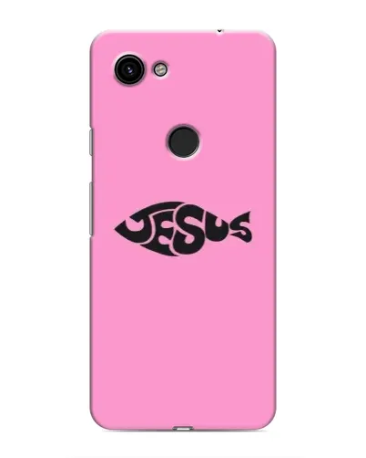 Чехол для Google Pixel 3 XL с картинкой «Розовый символ  Jesus»