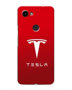 Чехол для Google Pixel 3 XL с картинкой «Tesla Red Classic»