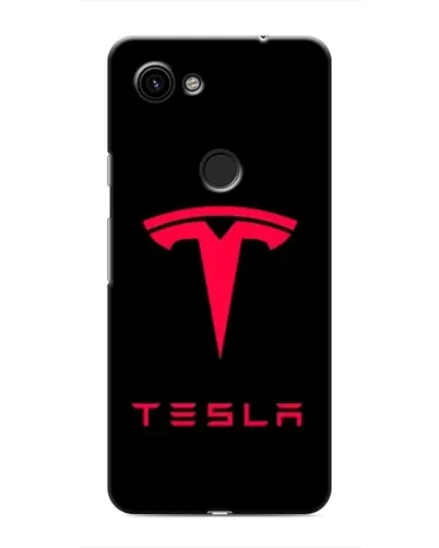Чехол для Google Pixel 3 XL с картинкой «Tesla Red Logo»