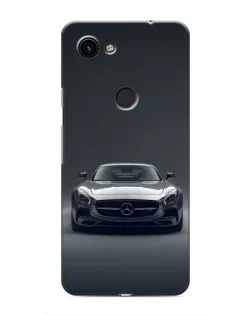 Чехол для Google Pixel 3 XL с картинкой «Mercedes на черном»