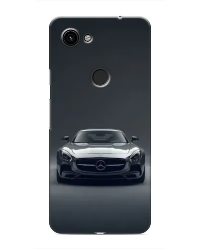 Чехол для Google Pixel 3 XL с картинкой «Mercedes на черном»