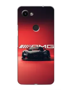 Чехол для Google Pixel 3 XL с картинкой «Mercedes AMG — красная линия»