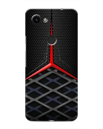 Чехол для Google Pixel 3 XL с картинкой «Mercedes Carbon Grid»