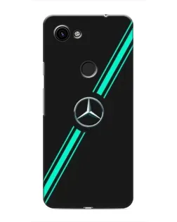 Чехол для Google Pixel 3 XL с картинкой «Спортивные линии Mercedes»