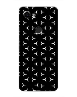 Чехол для Google Pixel 3 XL с картинкой «Mercedes паттерн звезд»