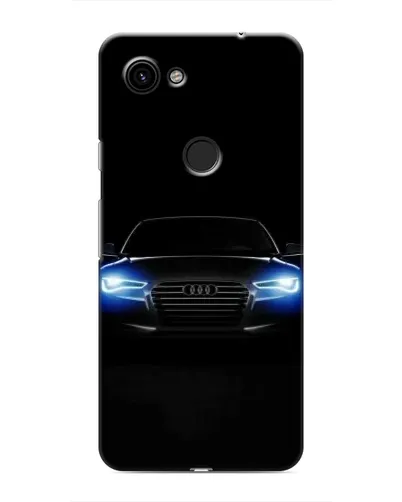 Чехол для Google Pixel 3 XL с картинкой «Audi в неоне»